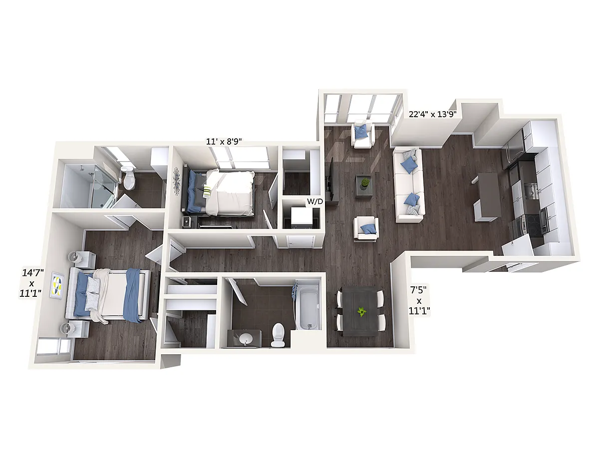 Floor plan B3D_1110