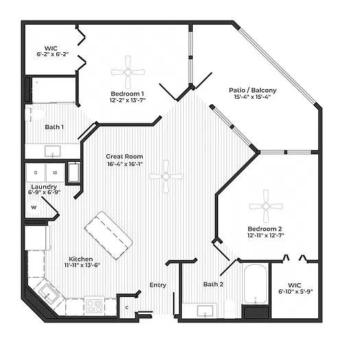 Floor plan The Moore