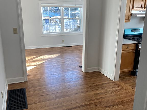 View from hallway to Living Room.