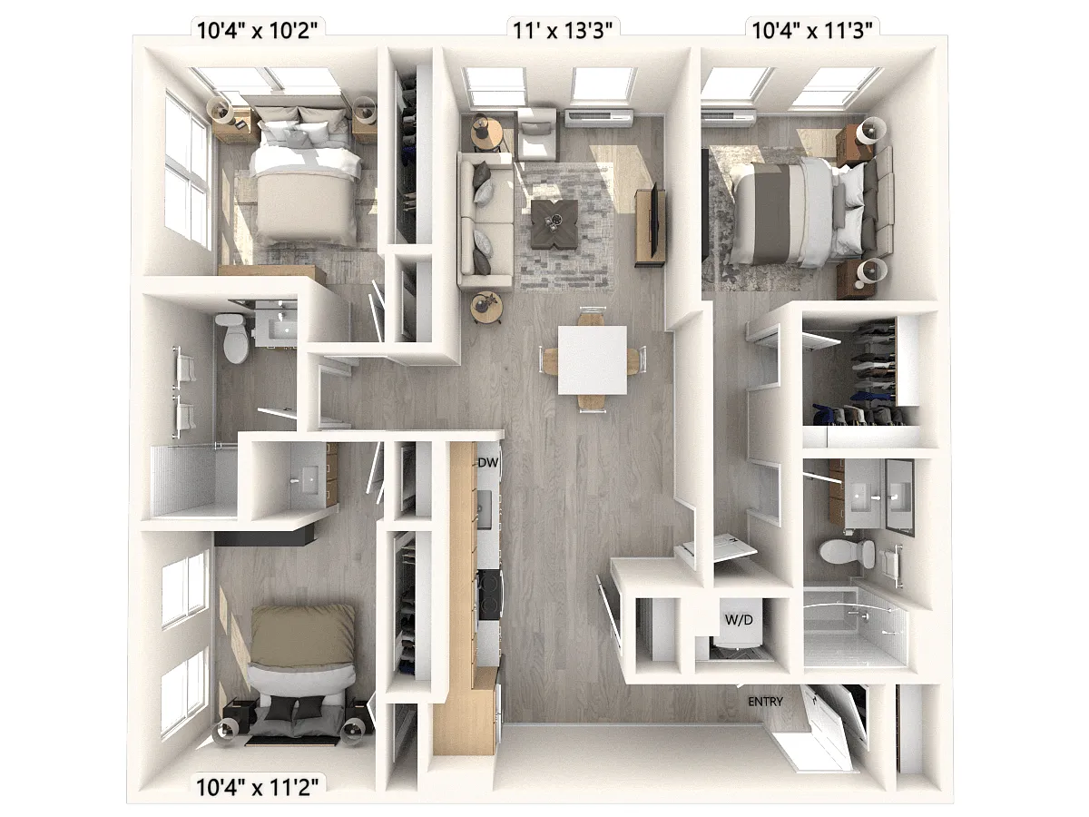 Floor plan C1-1