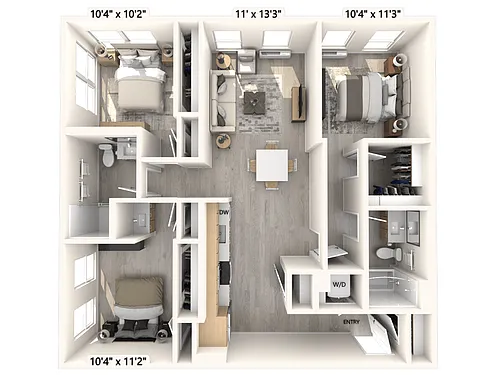Floor plan C1-1