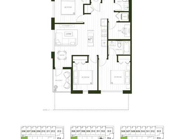 15258 102a Ave #505, Surrey, BC V3V 8A7