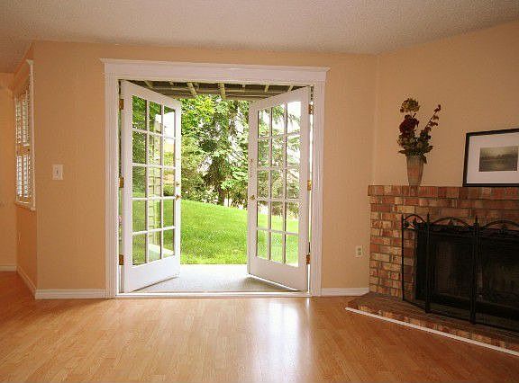 French Doors to Covered Patio & Yard