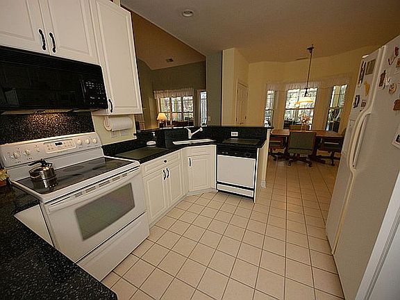 Kitchen open to Family Room