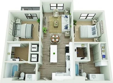 Floor plan B1