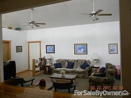 Living room. View from dining room