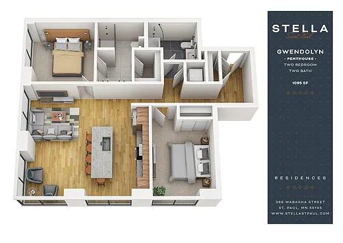 Floor plan Gwendolyn | Penthouse