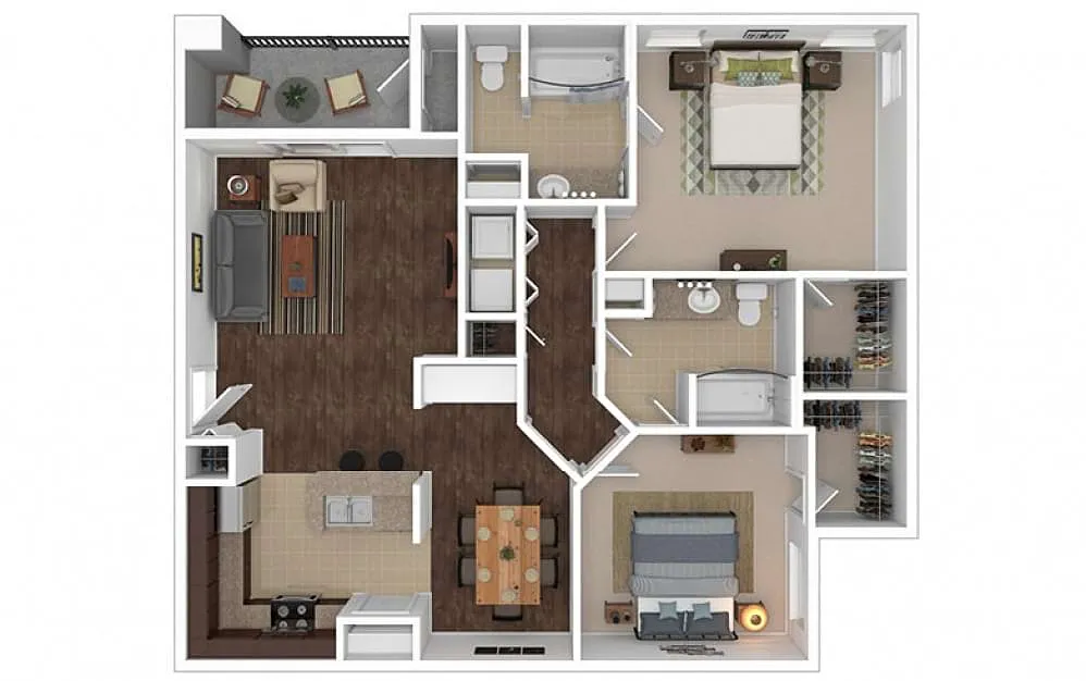 Floor plan Martinique