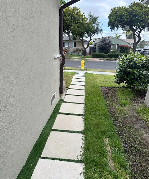 Private entry way.