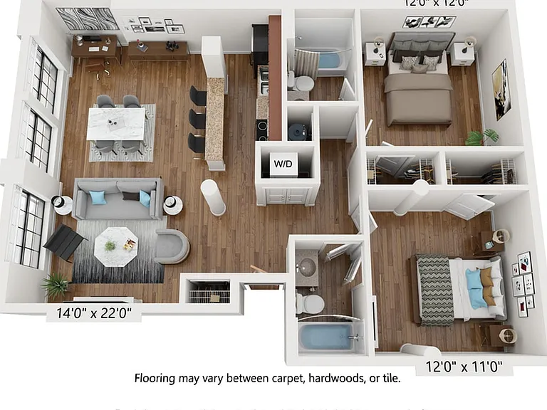 2 Bed 2 Bath
B18 2 Bed 2 Bath
B18