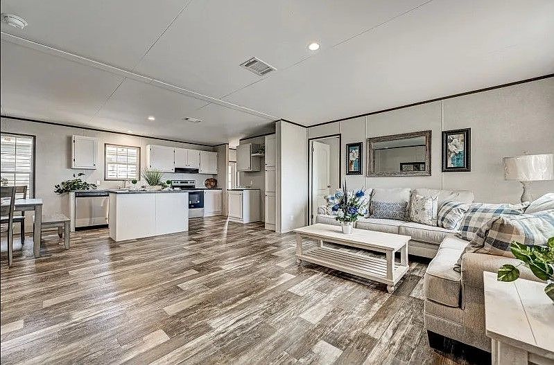Living Room Kitchen