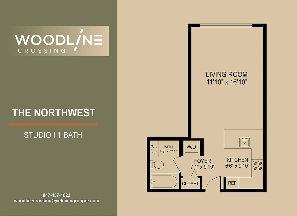 Floor plan The Northwest