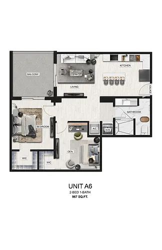 Floor plan A6 -D