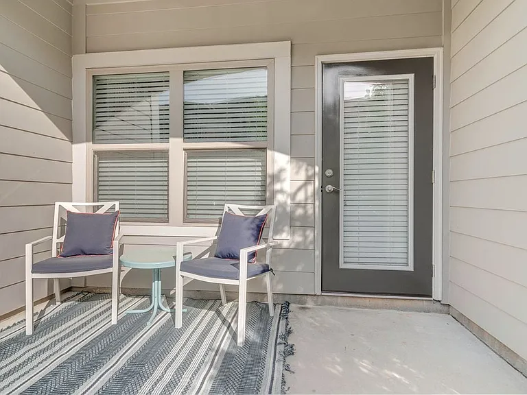 Outdoor private patio (select apartments)