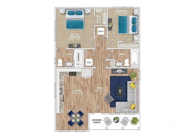 Floor plan Sapelo