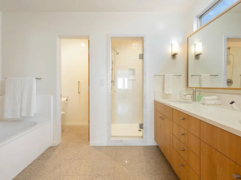 Soak in the tub or relax in the steam shower. Your stress will melt away.