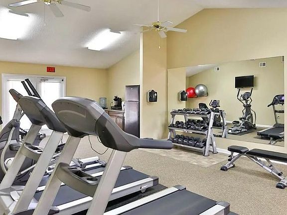 Fully equipped fitness center