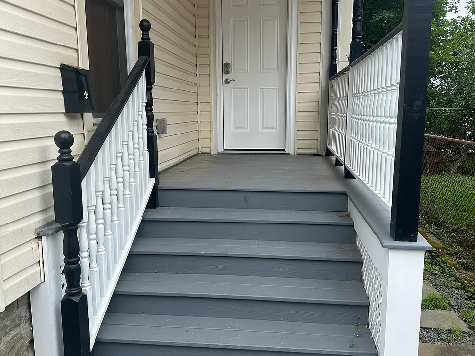 Front entrance with covered porch
