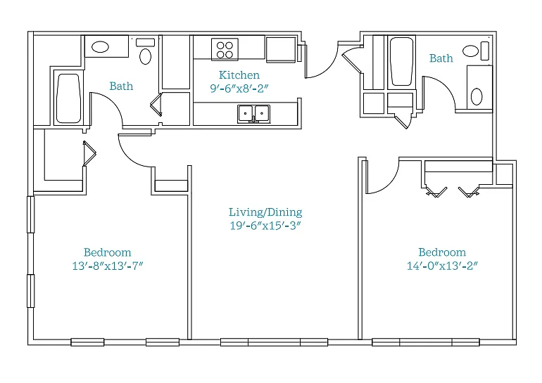 Floor plan Tribeca