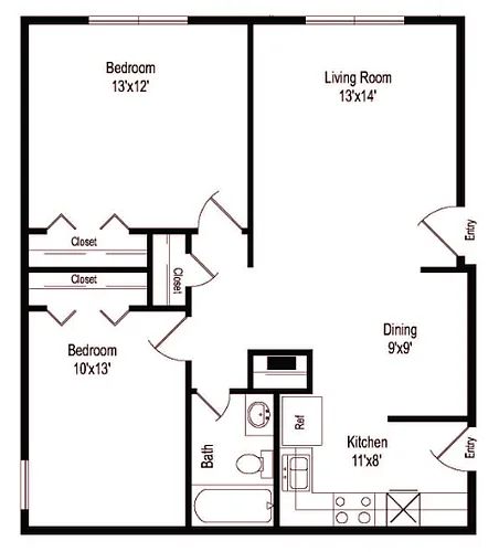 Floor plan B1