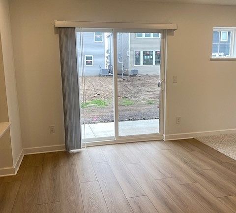 Patio off the kitchen.