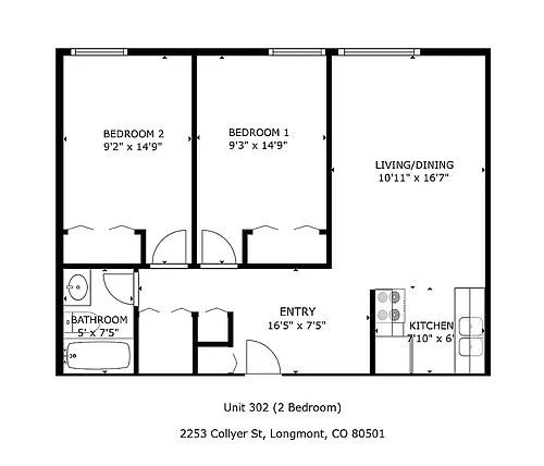 Floor plan 2X1