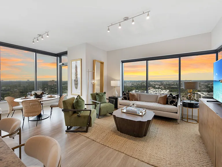 Open-concept living with awe-inspiring views