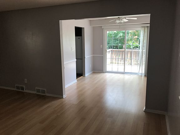 Looking into dining room