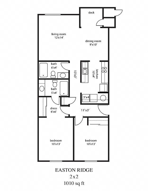 Floor plan 2X2