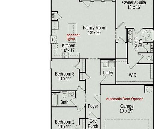 Lot 62 Alder Creek Floor Plan
