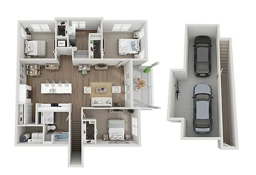 Floor plan 3B