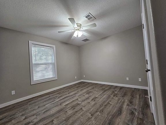 Your master bedroom is prewired for wall mounted TV. The large closet has dual poles and a shelf, perfect for valuables or a safe.
