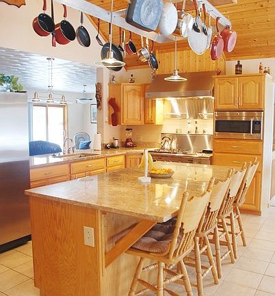 Kitchen Island
						:
						Has motorized pots and pans lift above it.