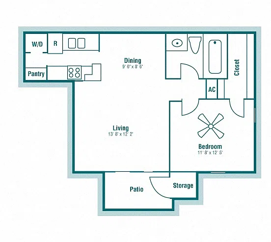 Floor plan B