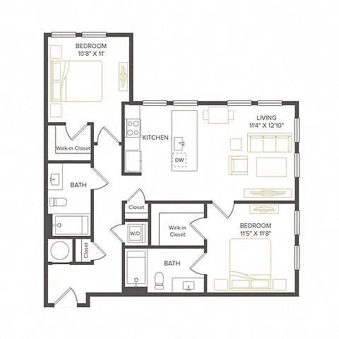 Floor plan B14