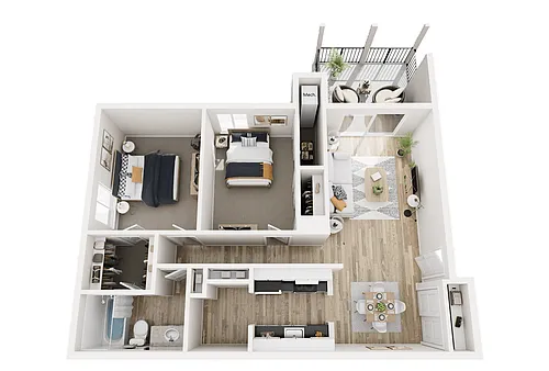Floor plan 2B