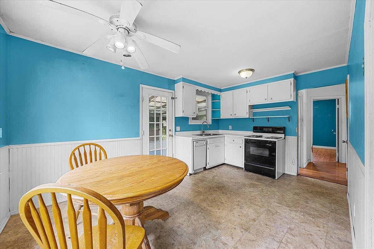 Spacious family home with kitchen and living area