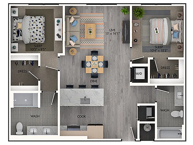 Floor plan C4
