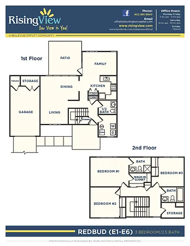 Floor plan Redbud