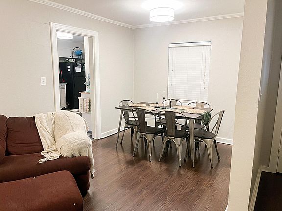 Dining area attached to living room
