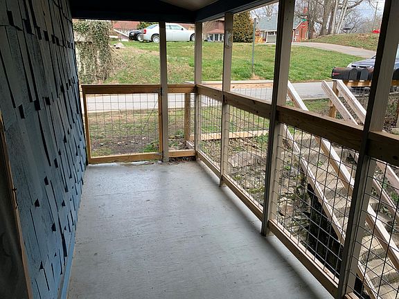 Front porch with gate