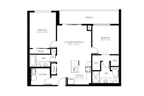 Floor plan The Champagne