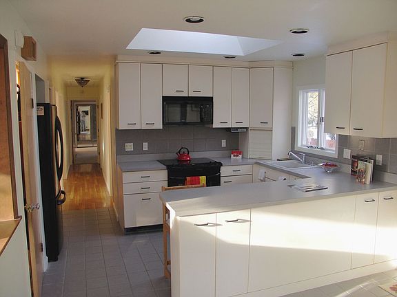 Kitchen (eating area is behind)