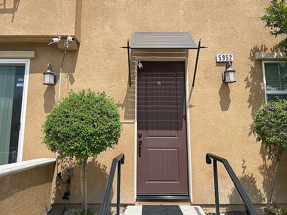 Front door to the property 