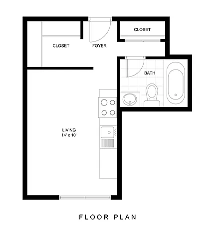 Floor plan Studio