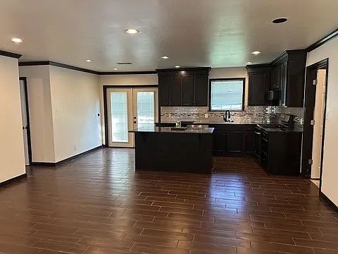 living looking into kitchen