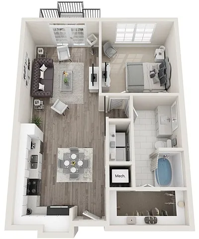Floor plan The Chanel