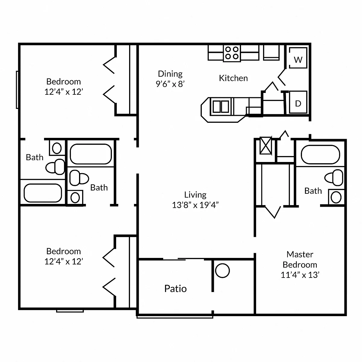 Floor plan 3X3