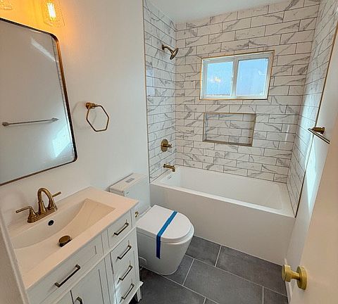 Hall Bath almost complete!