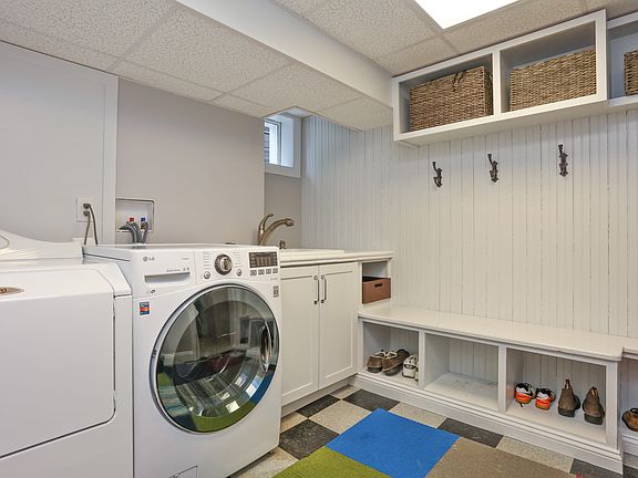 Mudroom and laundry room